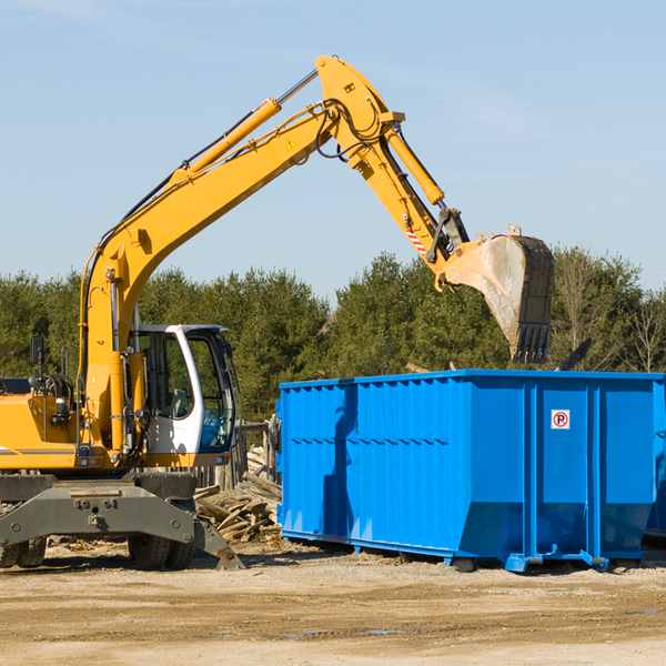 what size residential dumpster rentals are available in Reelsville Indiana